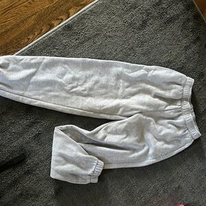 Grey sweatpants